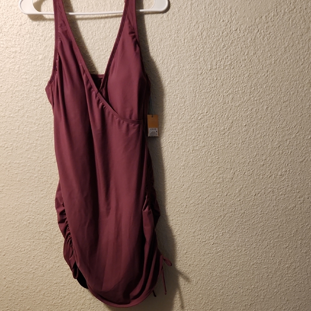 Kona Sol Women's One Piece Swimsuit in Mauve